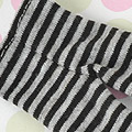 【PP-144】Pullip Pantyhose Socks # Stripe Black+DeepGray