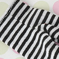 【PP-142】Pullip Pantyhose Socks # Stripe Black+White
