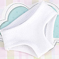 82．【Pullip／Obitsu】Simple Underwear # White