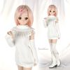 S18．【DAN-19】SD／DD Knitted Long Top Set # Off White