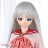 【HT-04C】8.0~9.5" HP Long Straight Wigs # Grey Silver