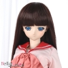 【HT-04C】8.0~9.5" HP Long Straight Wigs # Dark Brown