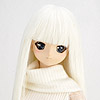 【HT-04C】8.0~9.5" HP Long Straight Wigs # Milk