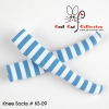 【KS-09】B／P Knee Socks # Stripe Blue