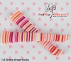 【KS-122】B／P Knee Socks # Orange Pink Mix