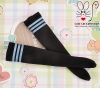 【KS-P40】B／P Knee Printing Socks（Student）# Black+Blue