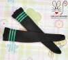 【KS-P42】B／P Knee Printing Socks（Student）# Black+Green