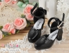【LS-06】Leather High-Heeled Shoes（SD／DD）# Black