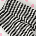 【PP-106】Pullip Pantyhose Socks # Thin Stripe Black+Grey