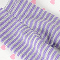 【PP-107】Pullip Pantyhose Socks # Thin Stripe Purple+Grey