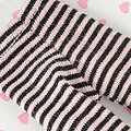 【PP-108】Pullip Pantyhose Socks # Thin Stripe Black+Pink