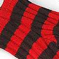 【PP-16】Pullip Pantyhoses Socks # Stripe BK Red