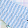 【PP-174】Pullip Pantyhose Socks # Thin Stripe Sky Blue+White