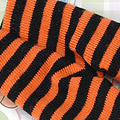 【PP-178】Pullip Pantyhose Socks # Stripe Orange+Black