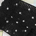 【PP-201】Pullip Pantyhoses Socks # Net Black+White Dot