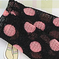 【PP-202】Pullip Pantyhose Socks # Net Black+Pink Dot