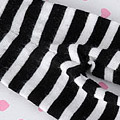 【PP-24N】Pullip Pantyhoses Socks # Stripe Wide B+W