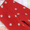 【PP-190】Pullip Pantyhoses Socks # Red+Silver Dot