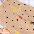 【PP-192】Pullip Pantyhose Socks # Anchors & Star／Pale Brown