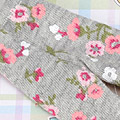 【PP-61N】Pullip Pantyhoses Socks # Grey Flower