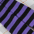 【PP-64】Pullip Pantyhoses Socks # Stripe Black+Purple