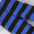 【PP-80】Pullip Pantyhose Socks # Stripe Black+Blue