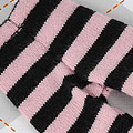 【PP-82】Pullip Pantyhose Socks # Stripe Black+ Pink