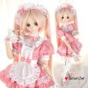 【Secret Cat】Dollfie Dream Maid Costume # M／L．Sweet Pink