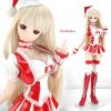 【Secret Cat】Dollfie Dream X'mas Carol Costume # L。Red