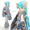 【Secret Cat】Dollfie Dream Kimono Costume（SS／S）# ．Blue