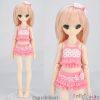 R07．【SM04】MDD Sexy Swimsuit Set (S-L Bust) # Point Pink
