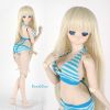 DD Bikini Swimsuit (SS13-4) Stripe WaterBlue