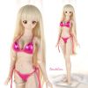 Q76．【SS31】DD Sexy Bikini Swimsuit Set # Shiny Fuchsia Pink