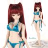 Q77．【SS31】DD Sexy Bikini Swimsuit Set # Shiny Turkish Blue