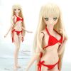 Q81．【SS34】DD Sexy Bikini Swimsuit Set # Red