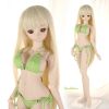 Q41．【SS35】DD Sexy Braid Bikini Set # Chartreuse