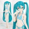 Q08．【SS38】DD Sexy Bikini Swimsuit Set（SS～Dy Bust）# Stripe Blue