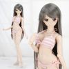 Q30．【SS39】DD Sexy Bikini Swimsuit Set（M～Dy Bust）# Stripe Pink