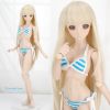 Q93．【SS41】DD Sexy Bikini Swimsuit Set（L／Dy Bust）# Stripe Blue