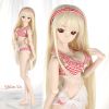 T15．【YD-36】Sexy Lingerie / Swimsuit Set # Check Red