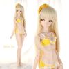 T03．【Vol．YD-51S】Sexy Lingerie Set（S／M）# White w／Yellow