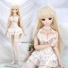 【Vol．YD-53】Sexy Halter Lace Lingerie Set（Dy）# White